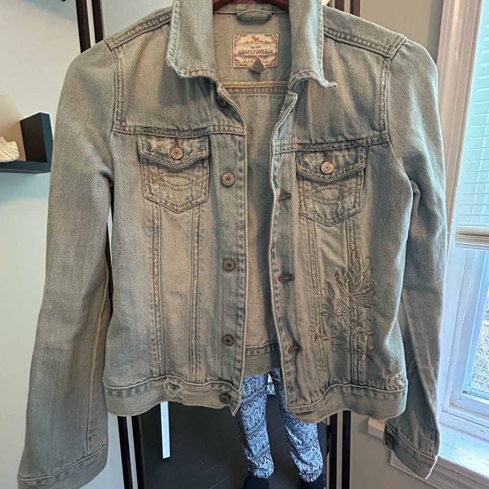 Abercrombie Light Blue Denim Jacket